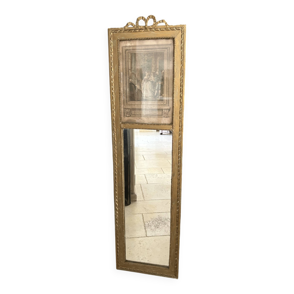 Miroir trumeau style Louis XVI, époque XIXème