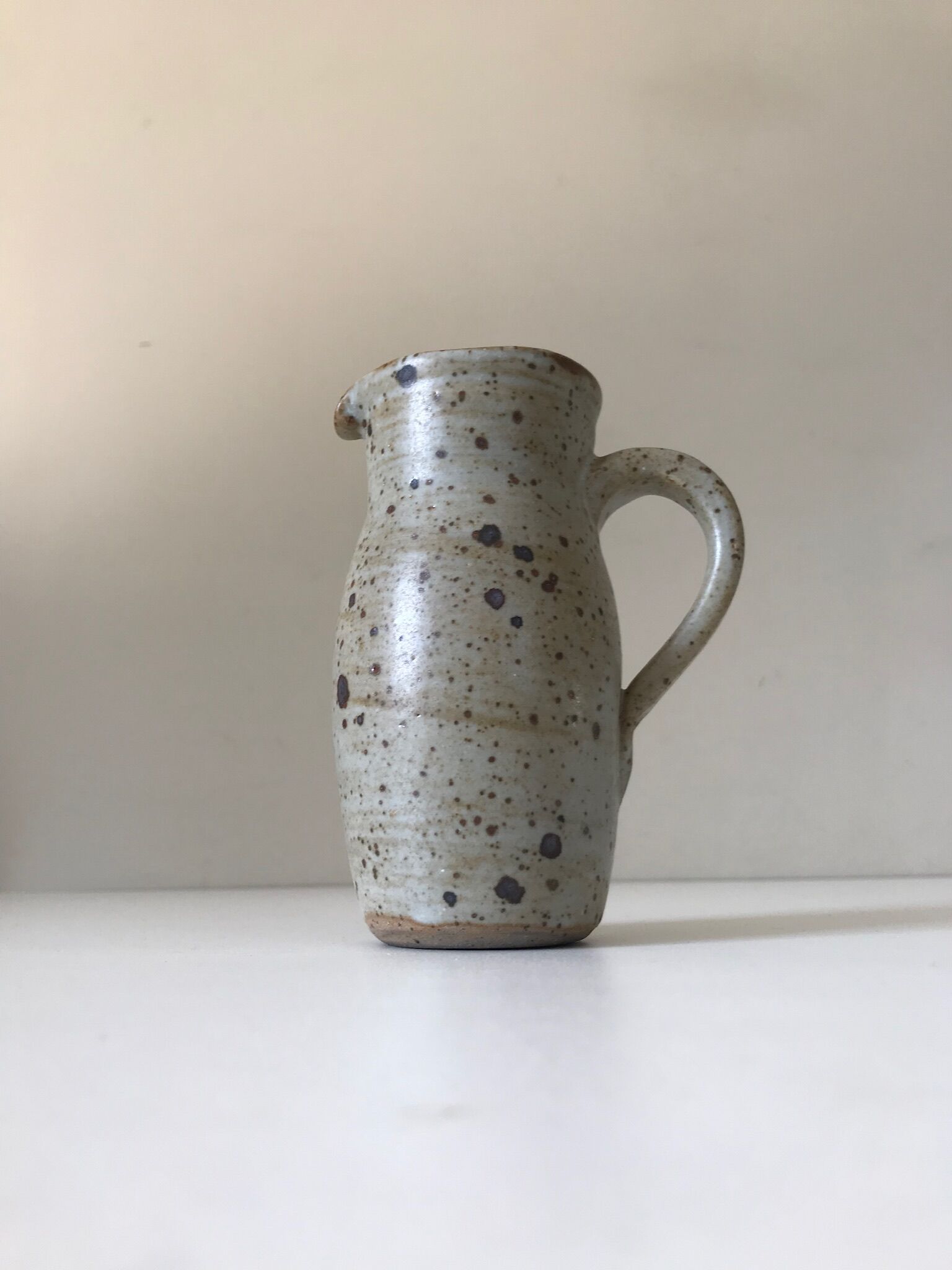 Vintage stoneware pitcher 1960