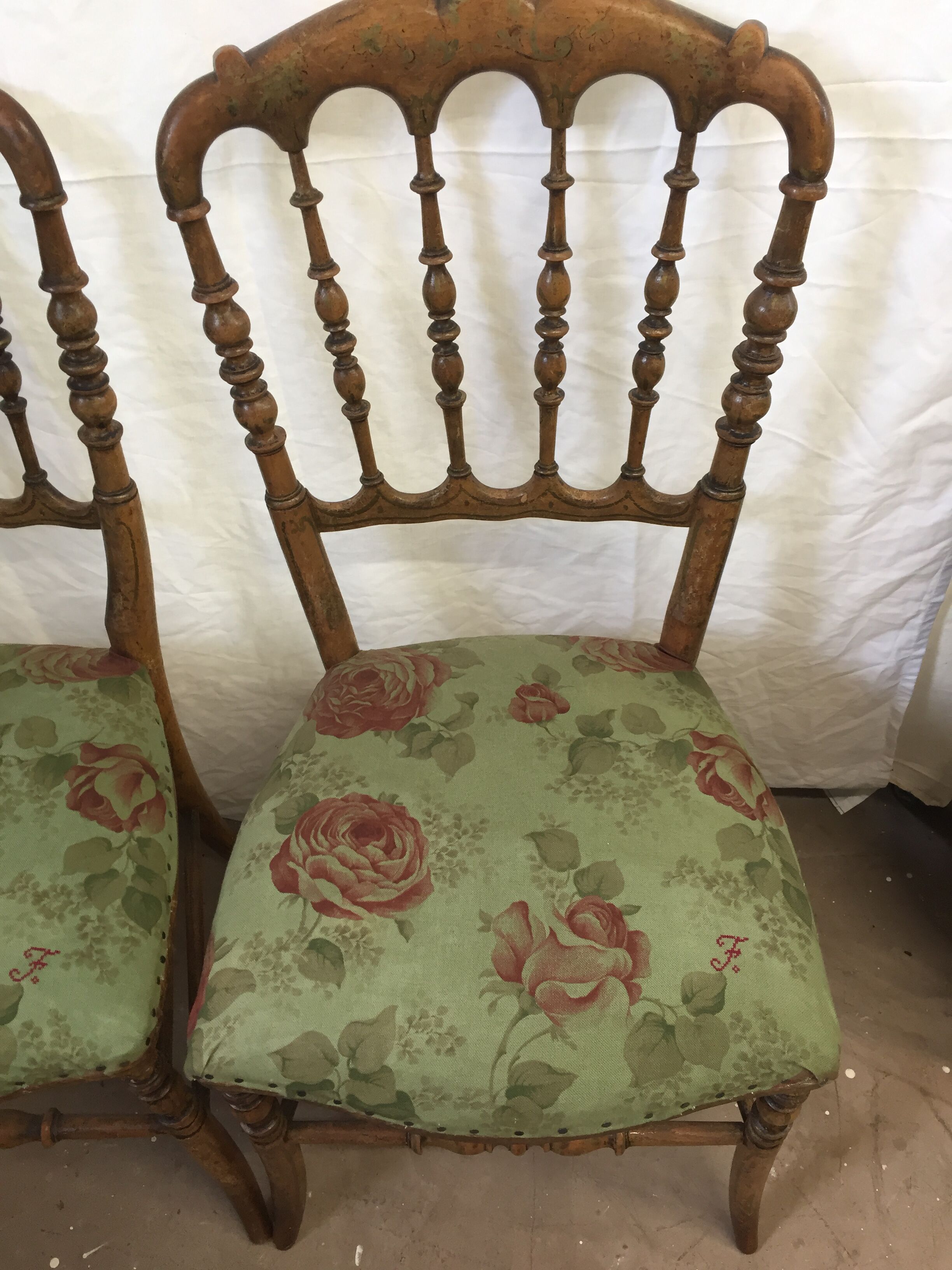 Paire de chaise ancienne style Napoléon