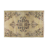 Anatolian handmade vintage rug 276 cm x 177 cm