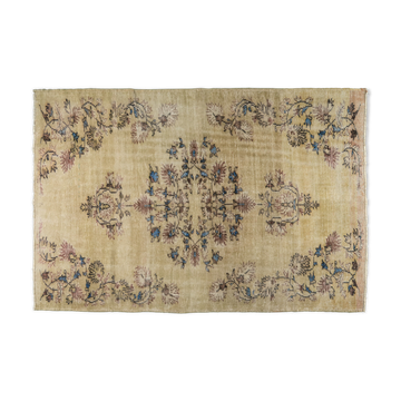 Tapis vintage anatolien fait à la main 276 cm x 177 cm