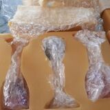 6 Saint Louis lined crystal wine glasses, Tommy model