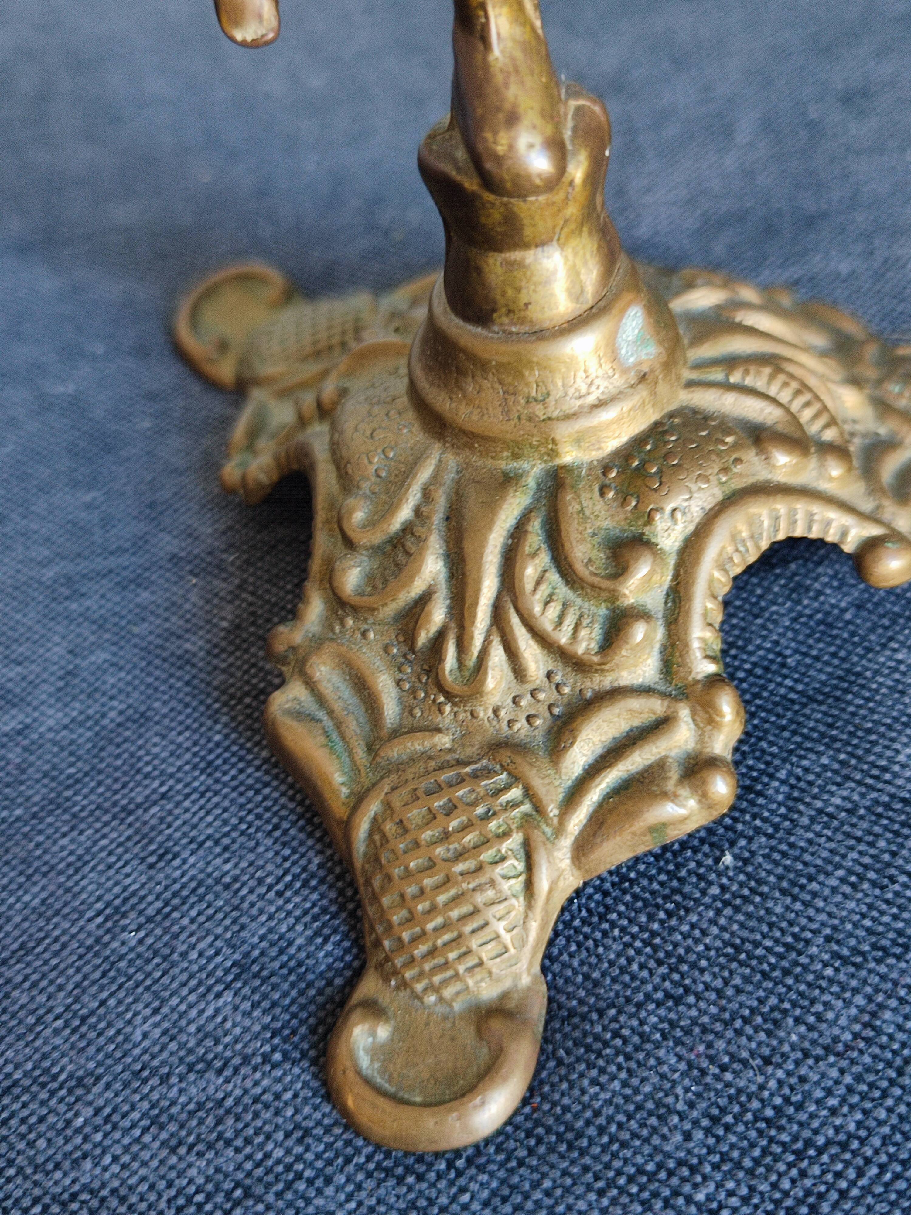 Set of two cherub cherub candlesticks