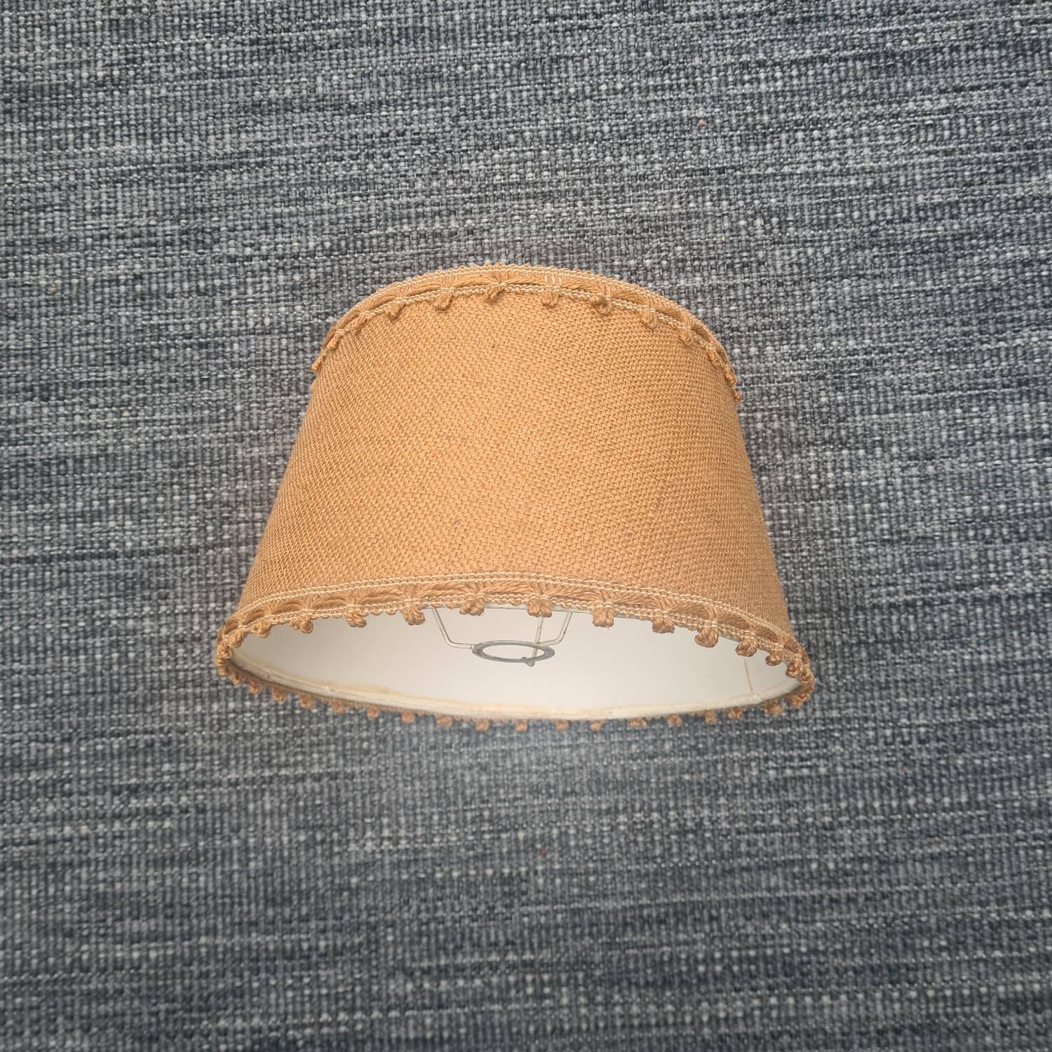 Beige jute lampshade
