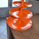 Orange appetizer dish/tower "Babell" 1997 Koziol Germany