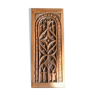 Old Gothic door in carved wood