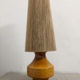 Vintage ceramic lamp and jute rope
