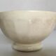 Bol de ferme 19e en faience blanc ivoire de St Amand
