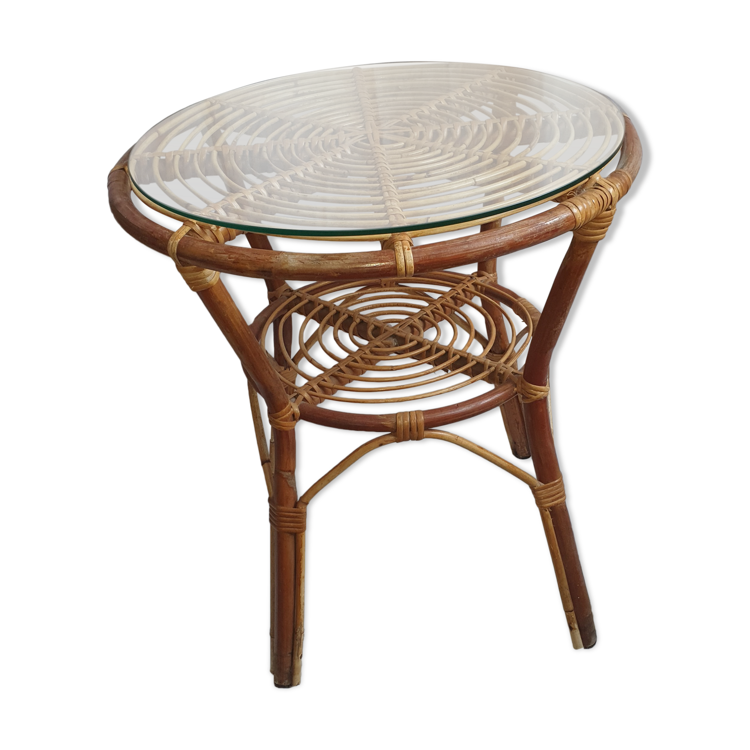 Rattan table
