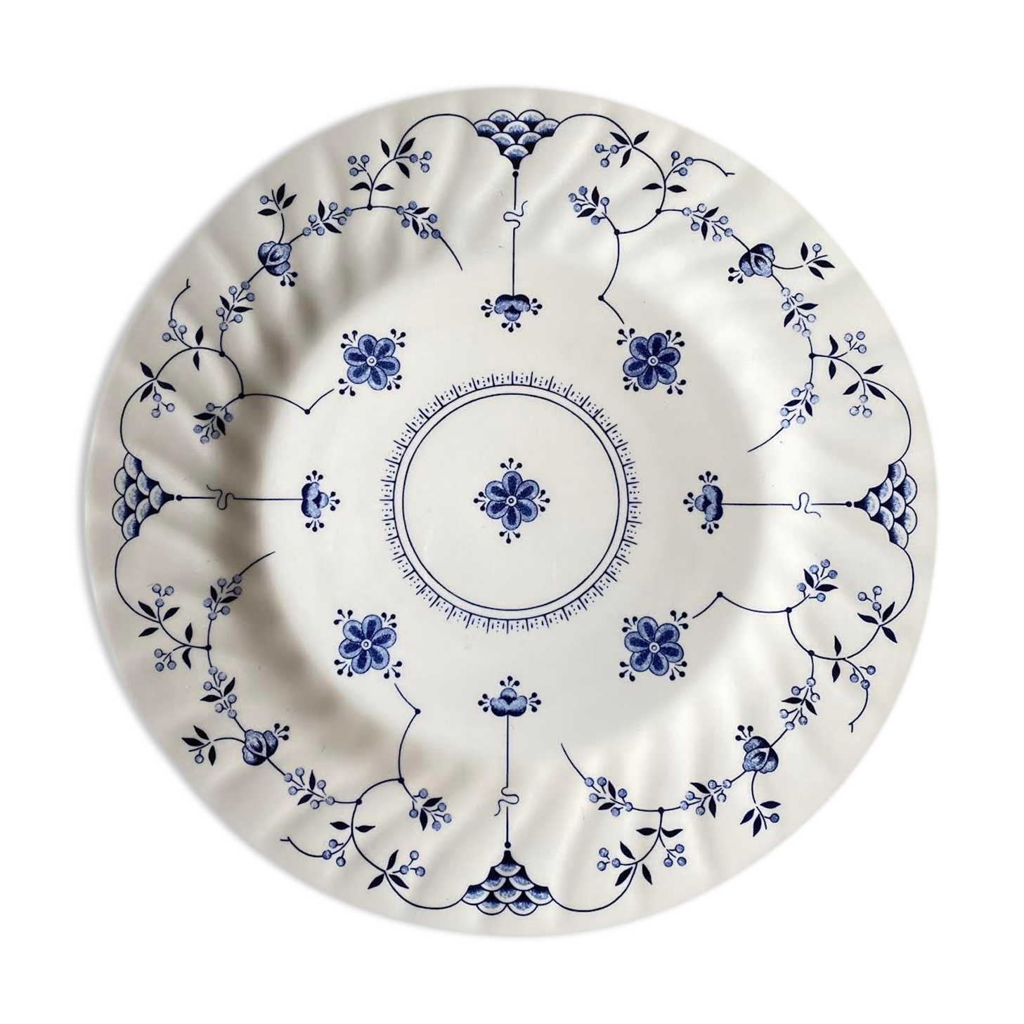 Set of 6 English plates