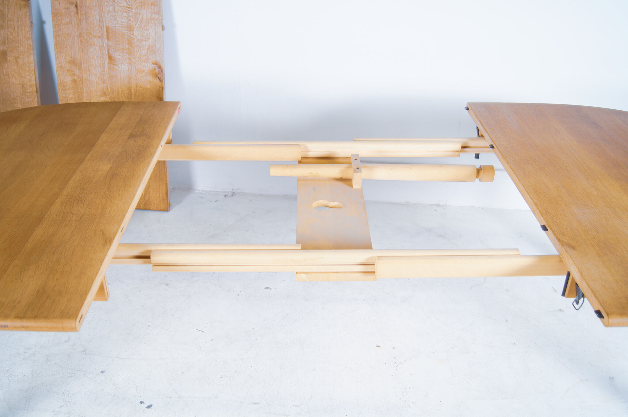 KP Møbler - Kurt Østervig - massive oak extendable dining table