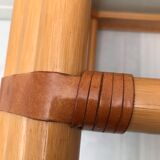 Table basse en bambou années 60-70