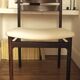 Chaise danoise en palissandre et tissu Pierre Frey