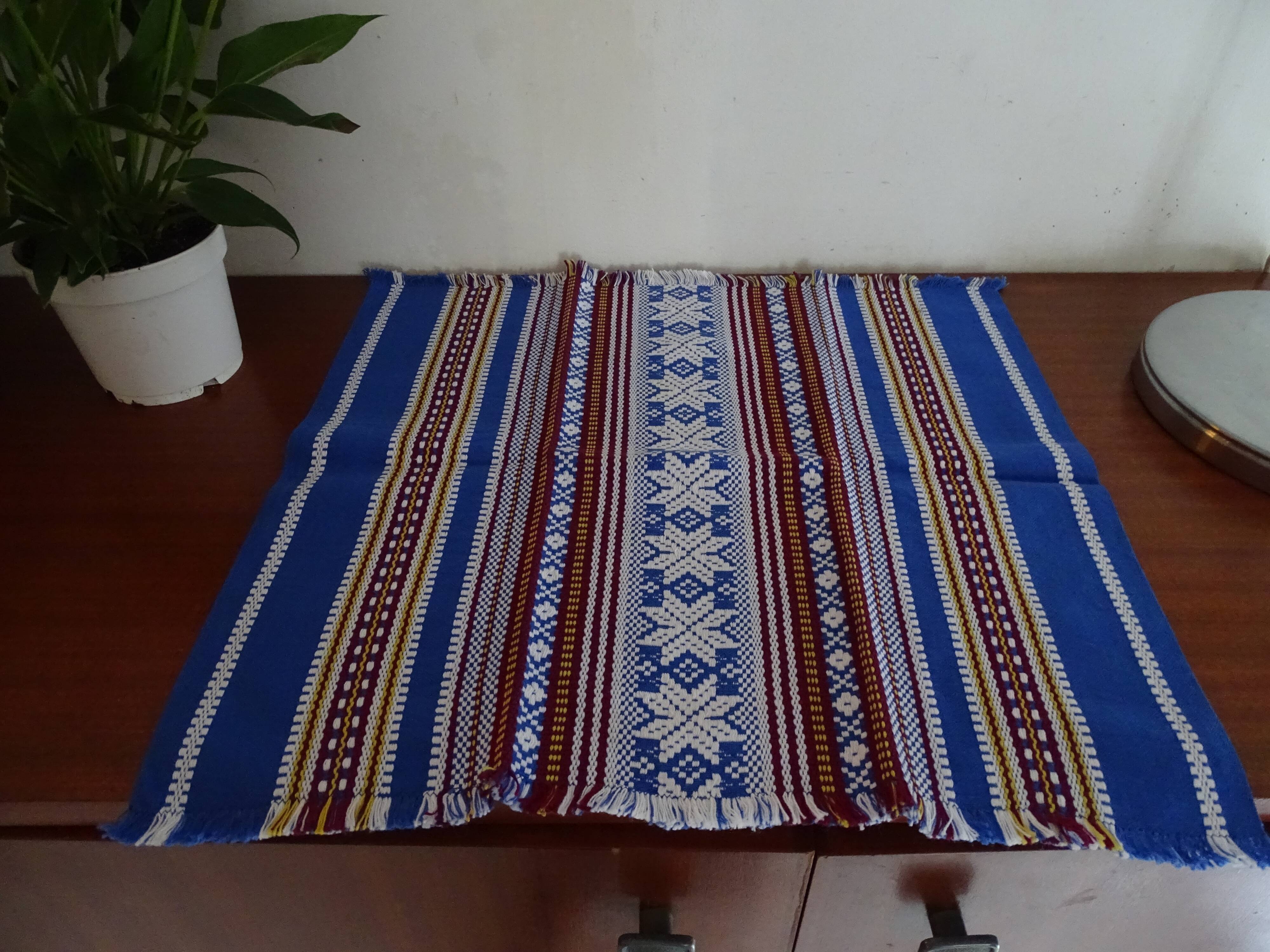 6 colored linen/cotton napkins 48 x 32