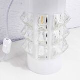 Glass table lamp 1970