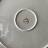 Set of 6 vintage flat plates - Pompadour de Gien