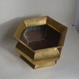 Brass pot cover