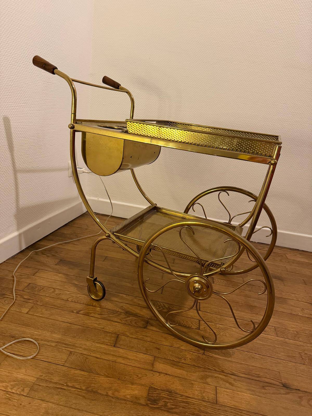 Vintage brass bar cart – Josef Frank for Svenskt Tenn