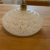 White speckled day abat / Clichy glass