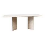 Dining Table in Natural Travertine