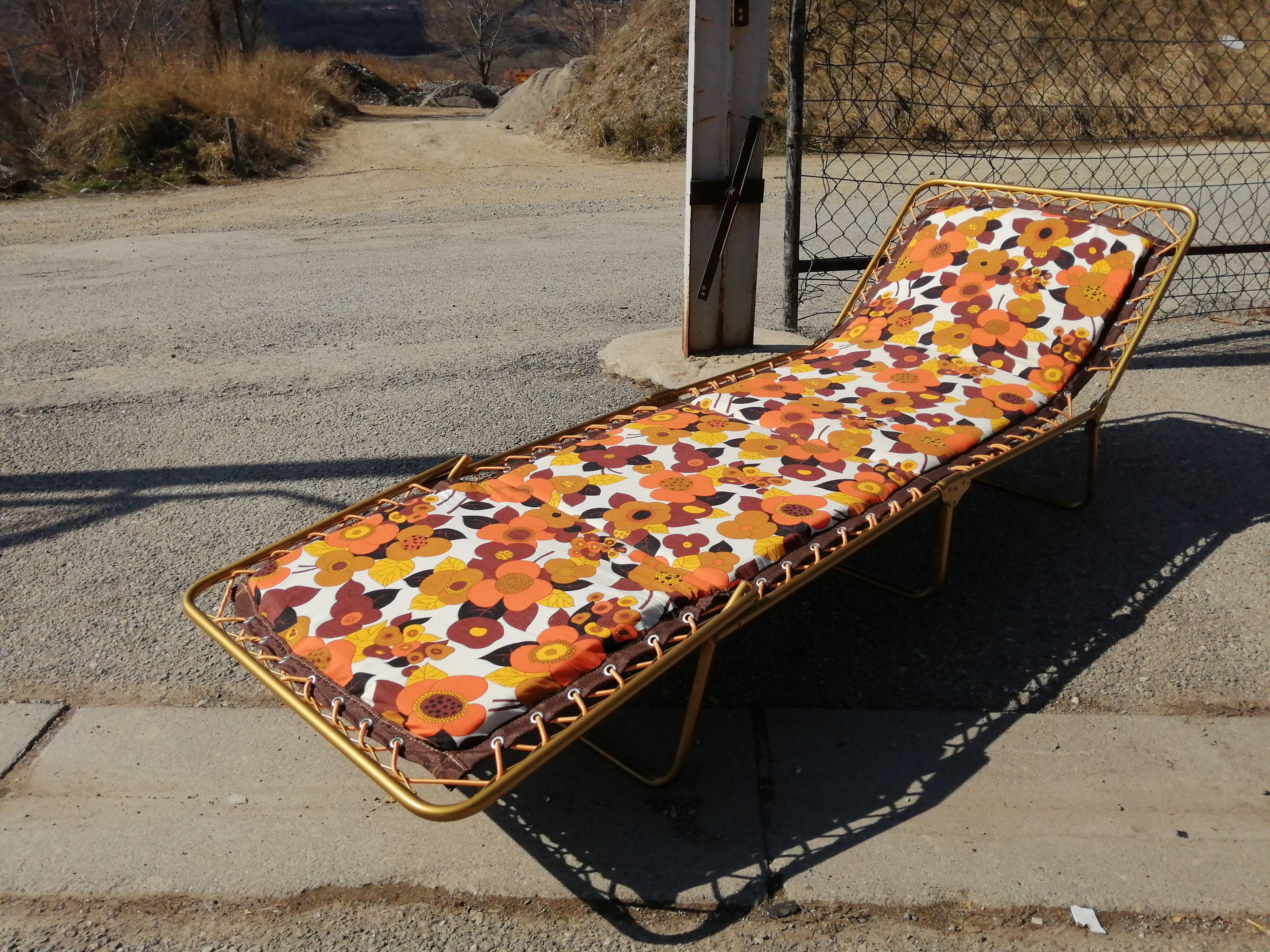 Pair of sun loungers Vintage Lafuma 1970 - NEW