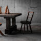Primitive dining table, solid wood