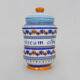 Old apothecary pot, Viscum Album ceramic medicine jar. Year 70 80