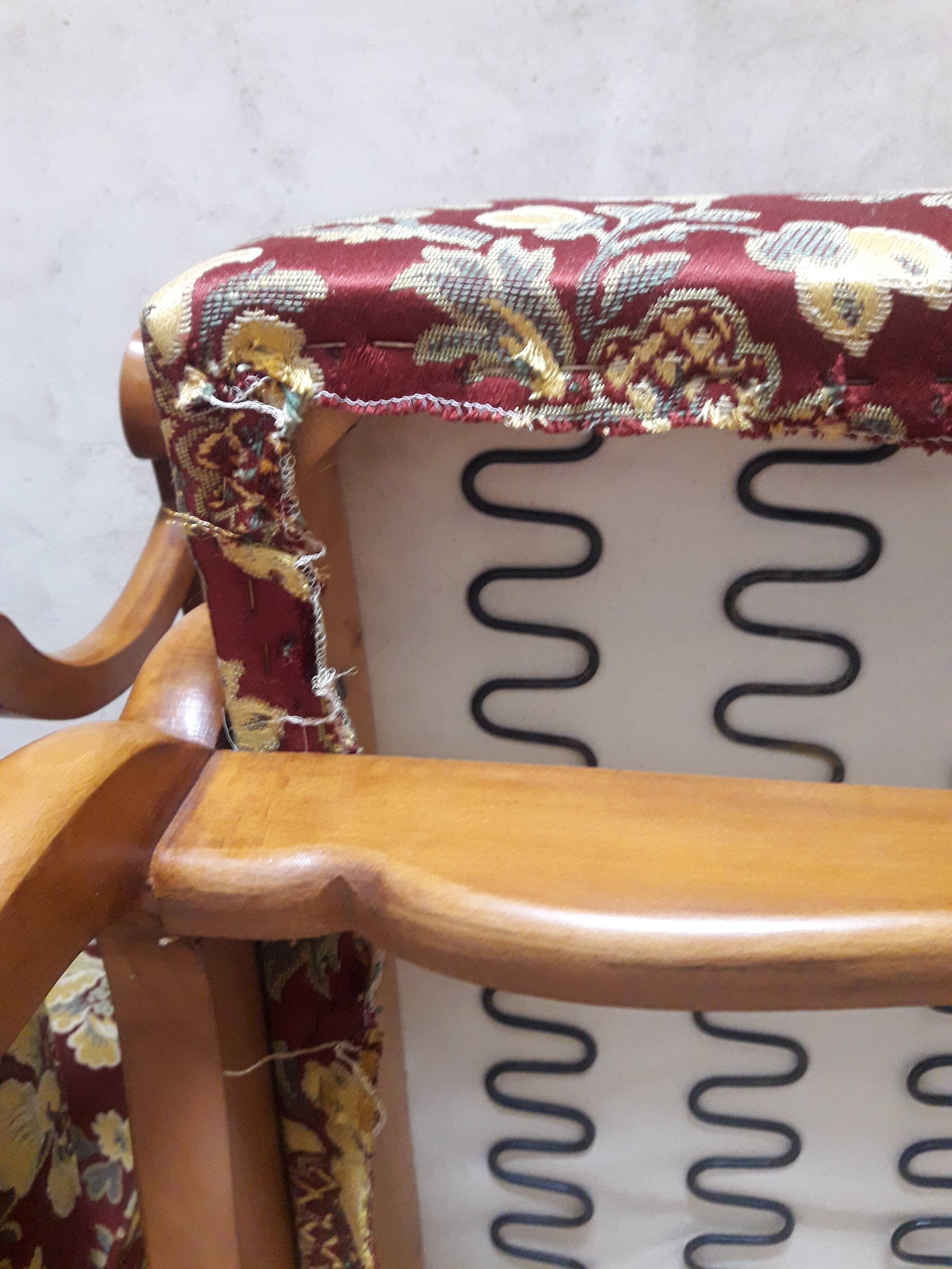 Pair of vintage 1950 armchairs