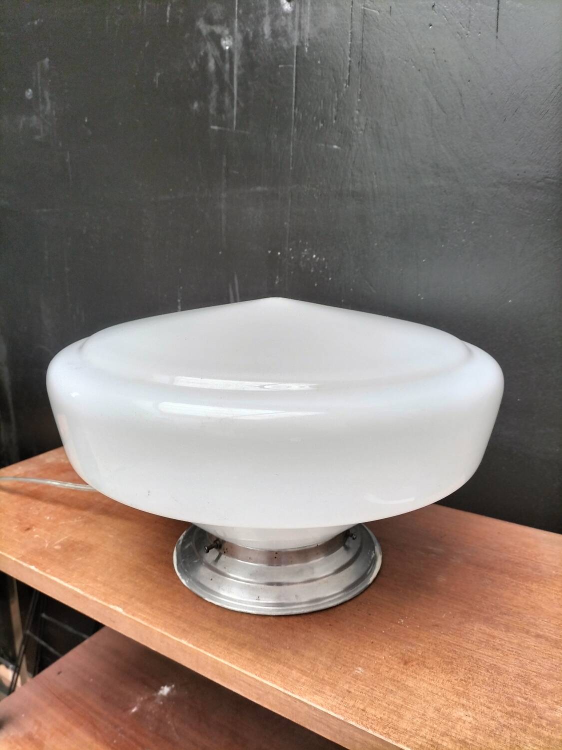 Lampe opaline art déco