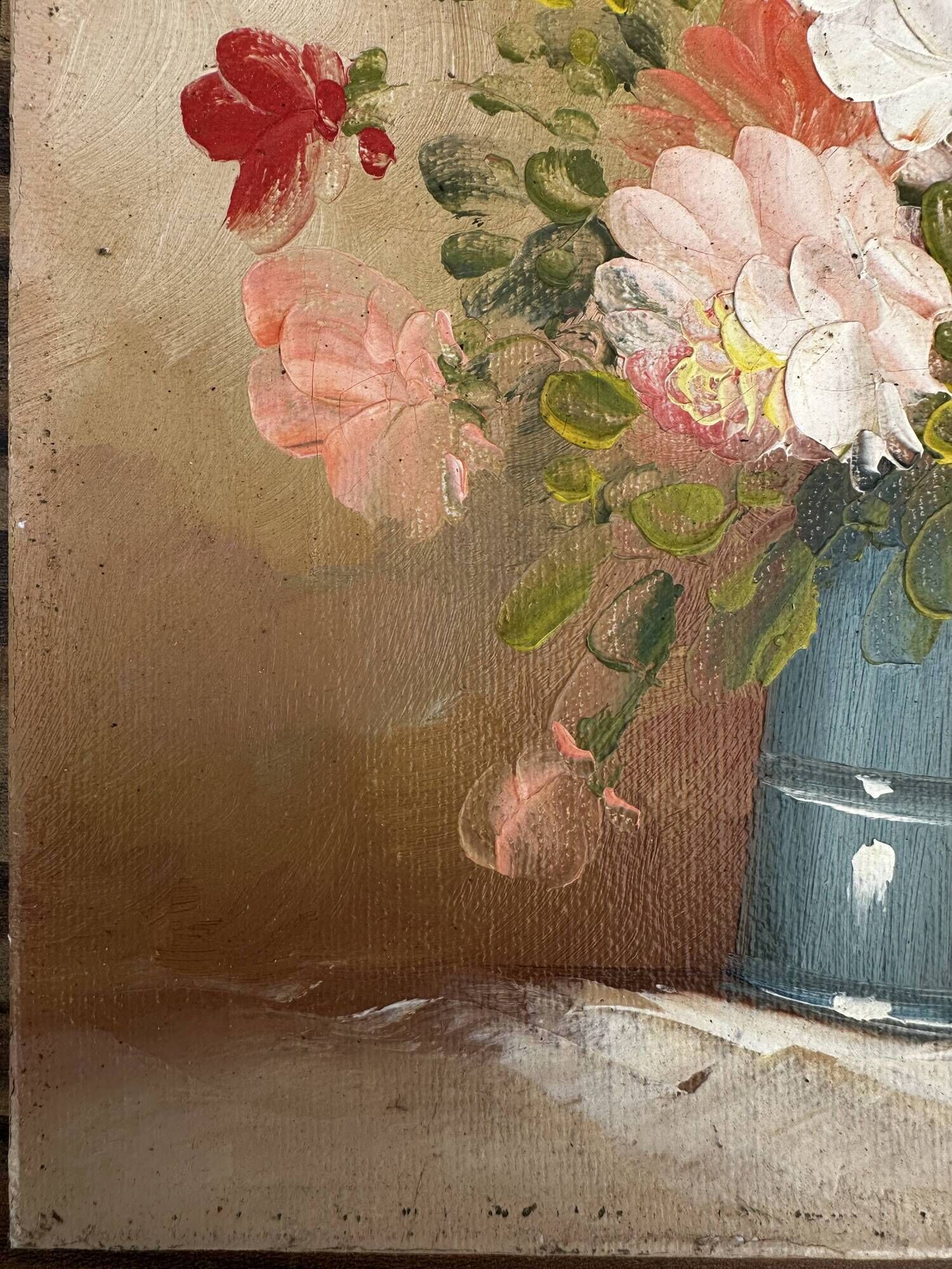 Robert Cox (1934 - 2001) - Still Life Painting Bouquet of Flowers