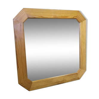 Miroir en pin vintage