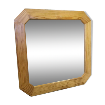 Miroir en pin vintage