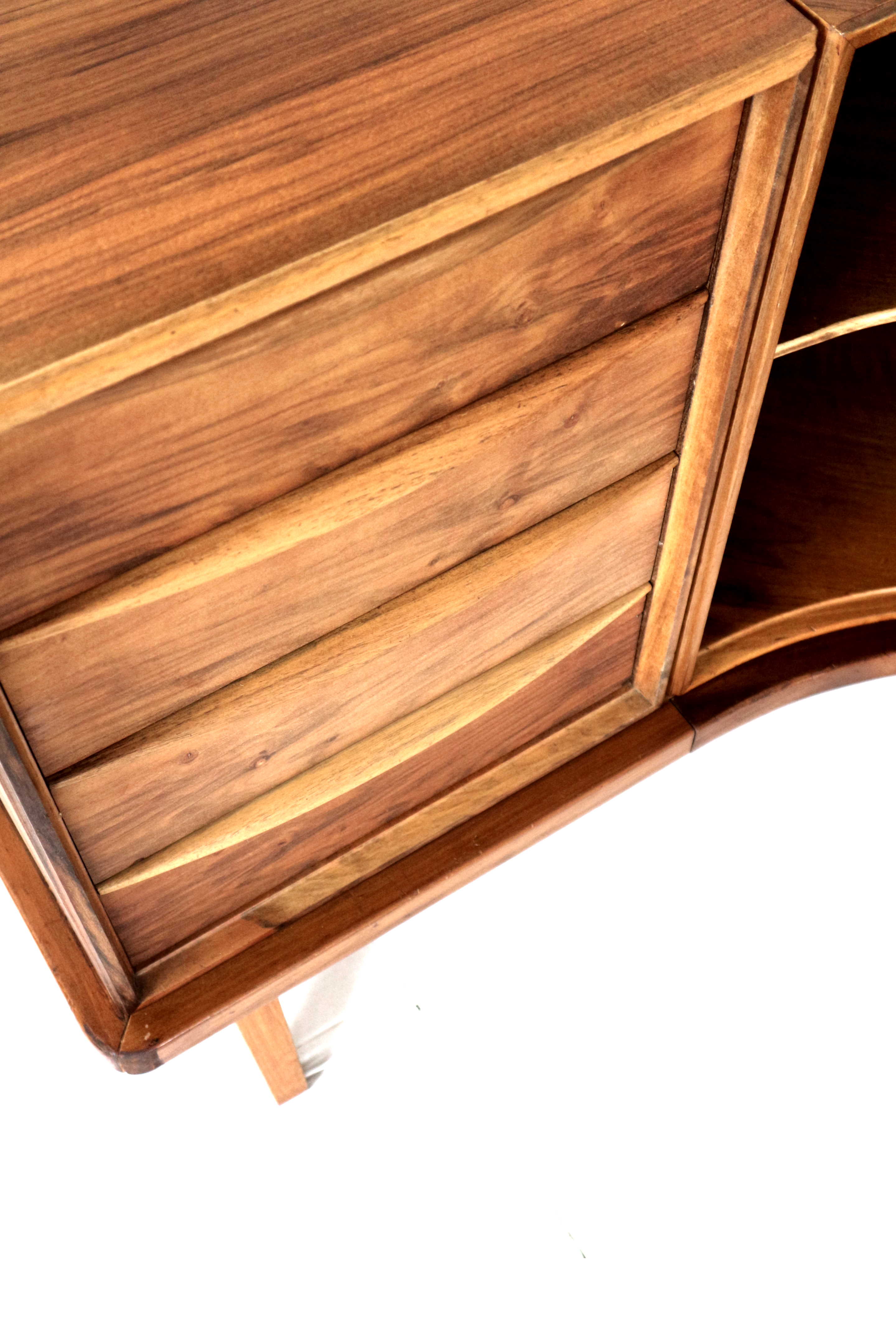 Vintage walnut sideboard by Rudolf B. Glatzel by Fristho Franeker from 1955