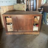 Low sideboard with sliding doors