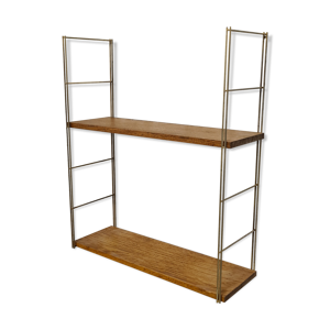 Etagere vintage string  bois  chene