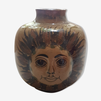 Vase en ceramique vintage Carlos Villanueva