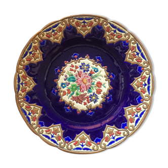 Dish Emaux from Longwy MP Chevalier