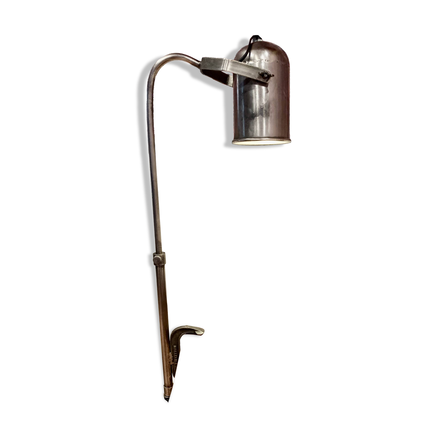 Grande lampe métal modulable industrielle 1960.
