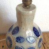 Pied de lampe en céramique par Jean Claude Monange, années 60/70