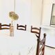 Lot de 6 chaises en bois massif/ paillées / style Dudouyt