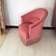 Toad armchair in Pink Velvet