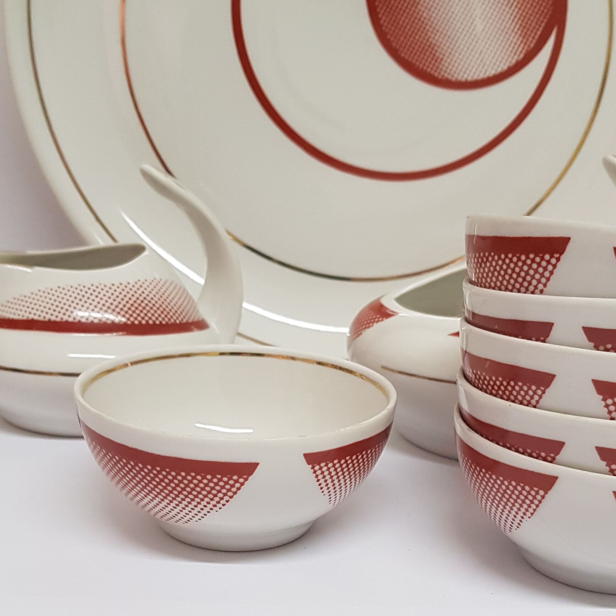 Service de desserts Art déco