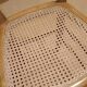 5 old caned chairs