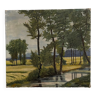 Landscape - oil on canvas
