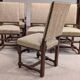 Ensemble de 10 chaises de style louis XIII