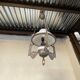 Antico lampadario, stile Liberty, con saliscendi