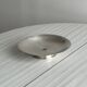 Shiny silver metal cup