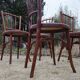 Chaises de salle à manger bistro Thonet originales, lot de 4