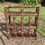 Rattan shelf