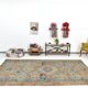 5x11 Green & Blue Tribal Turkish Vintage Kilim Rug 170x333Cm SK 35197
